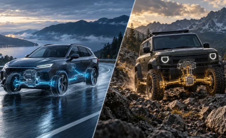 AWD 與 4WD 有什麼不同？從日常道路、濕滑路面到越野需求一次看